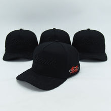 Load image into Gallery viewer, Black on Black Snapback
