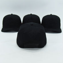 Load image into Gallery viewer, Black on Black Snapback
