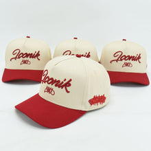 Load image into Gallery viewer, Maroon Red baseball Snapback
