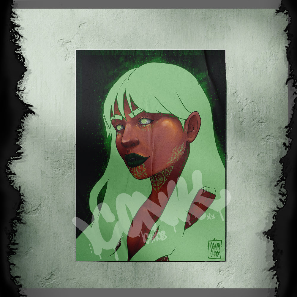 Ngā Atua Wāhine, Papatūānuku A4 print
