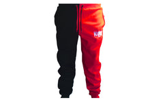 Load image into Gallery viewer, Red and Black Split Trackpants
